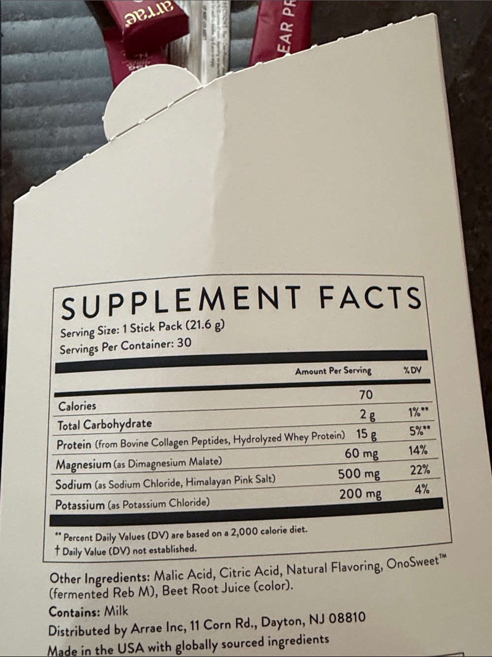 CLEAR PROTEIN+ Raspberry Yuzu Stick Packs - Picture 6 of 6